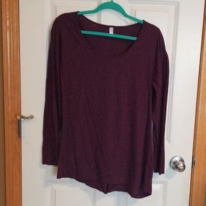 Lularoe XL Lynnae purple heathered